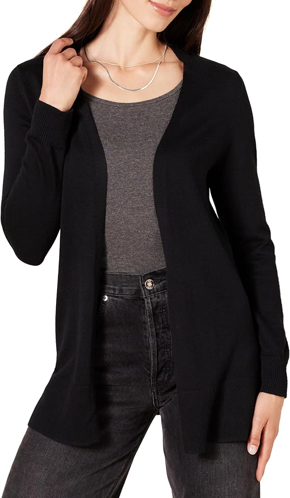 Cardigan Leggero Aperto sul Davanti (Disponibile in Taglie Forti) Donna